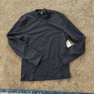 Men's Long-Sleeve Crew Neck Shirt - Navy